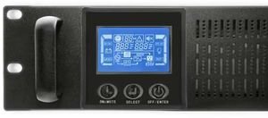 QOLTEC UNINTERRUPTIBLE POWER SUPPLY UPS RACK 3KVA 2400 W LCD