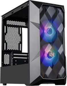 CASE COOLERMASTER MASTERBOX TD300 MESH MINI TOWER BLACK