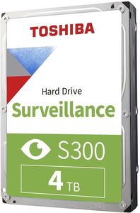 HDD TOSHIBA HDWT840UZSVA S300 SURVEILLANCE 3,5 4TB GREEN SATA3 256MB