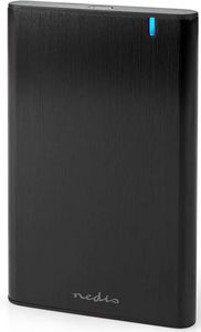 NEDIS HDDE25410BK HARD DISK ENCLOSURE 2,5 USB 3.1 GEN 1 ALUMINIUM
