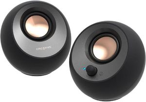 CREATIVE PEBBLE V3 MINIMALISTIC 2.0 USB-C DESKTOP SPEAKERS BLACK