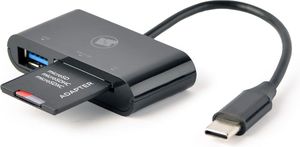 LAMTECH TYPE-C CARD READER BLACK LAM112457