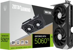 VGA ZOTAC GAMING GEFORCE RTX 5060 TI TWIN EDGE NVIDIA 8GB GDDR7 RETAIL