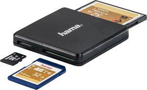 HAMA 124022 USB 3.0 MULTI CARD READER SD/MICROSD/CF BLACK