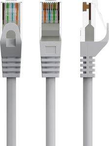 CABLEXPERT UTP CAT6 PATCH CORD COPPER GREY 0.25M PP6U-CU-0.25M