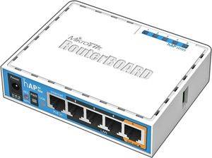 MIKROTIK RB952UI-5AC2ND HAP AC LITE 5X LAN 2.4GHZ 802.11B/G/N DUAL CHAIN/5GHZ 802.11AC SINGLE CHAIN