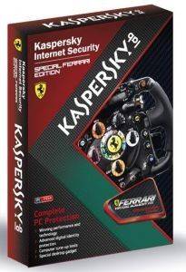 KASPERSKY INTERNET SECURITY SPECIAL FERRARI EDITION 1-DESKTOP 1 YEAR BASE BOX