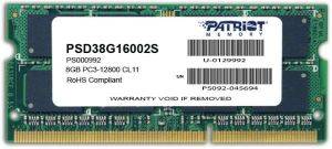 PATRIOT PSD38G16002S 8GB SO-DIMM SIGNATURE DDR3 PC3-12800 1600MHZ