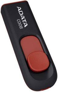 ADATA CLASSIC C008 16GB USB2.0 FLASH DRIVE BLACK/RED