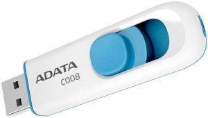 ADATA CLASSIC C008 32GB USB2.0 FLASH DRIVE WHITE/BLUE