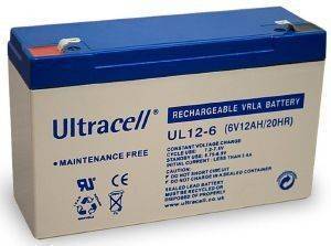ULTRACELL UL12-6 6V/12AH REPLACEMENT BATTERY