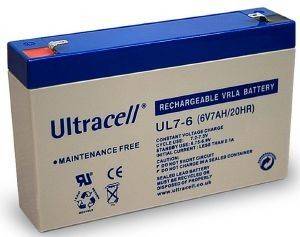 ULTRACELL UL7-6 6V/7AH REPLACEMENT BATTERY