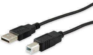 EQUIP 128860 USB 2.0 CABLE A-B M/M 2M BLACK