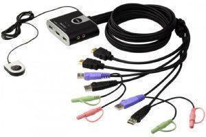 ATEN CS692 2-PORT USB HD AUDIO/VIDEO KVM SWITCH