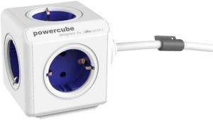 ALLOCACOC POWERCUBE EXTENDED INCL. 1.5M CABLE BLUE TYPE F