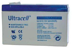 ULTRACELL UL9-12 12V/9AH REPLACEMENT BATTERY