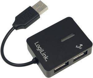 LOGILINK UA0139 SMILE USB 2.0 4-PORT HUB BLACK