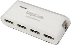 LOGILINK UA0086 USB2.0 4-PORT HUB WITH POWER SUPPLY WHITE