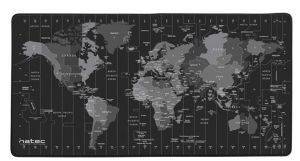 NATEC NPO-1119 TIME ZONE MAP MAXI OFFICE MOUSE PAD
