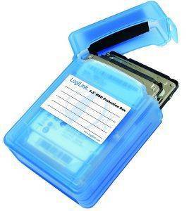 LOGILINK UA0132 HARD COVER PROTECTION BOX FOR 2X 2.5'' HDD BLUE