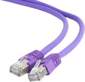 CABLEXPERT PP6A-LSZHCU-V-1M S/FTP CAT. 6A LSZH PATCH CORD 1M PURPLE