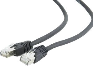 CABLEXPERT PP6A-LSZHCU-BK-0.5M S/FTP CAT. 6A LSZH PATCH CORD 0.5M BLACK