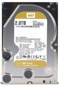 HDD WESTERN DIGITAL WD2005FBYZ GOLD DATACENTER HARD DRIVE 2TB SATA3