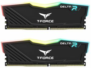RAM TEAM GROUP TF3D416G3600HC18JDC01 T-FORCE DELTA RGB 16GB (2X8GB) DDR4 3600MHZ DUAL KIT BLACK