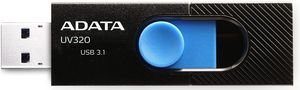 ADATA AUV320-64G-RBKBL UV320 64GB USB 3.2 FLASH DRIVE BLACK/BLUE