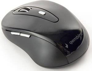GEMBIRD MUSW-6B-01 6-BUTTON WIRELESS OPTICAL MOUSE BLACK