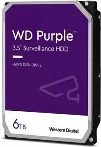 HDD WESTERN DIGITAL WD64PURZ PURPLE SURVEILLANCE 6TB 3.5