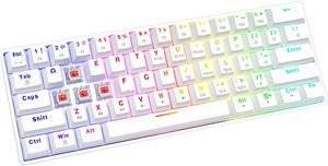 SAVIO WHITEOUT X2  MECHANICAL KEYBOARD RED OUTEMU