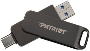 PATRIOT RAGE R550 256GB USB 3.2 FLASH DRIVE DUAL INTERFACE TYPE-A & TYPE-C PE256GR550DSAD