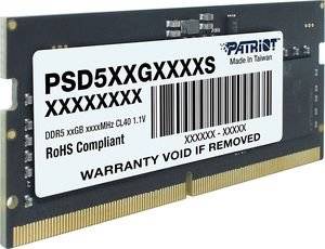 RAM PATRIOT PSD532G48002S SIGNATURE LINE 32GB SO-DIMM DDR5 4800MHZ