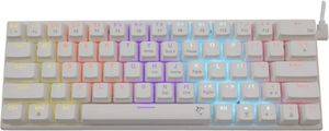 WHITE SHARK MECHANICAL KEYBOARD GK-2106 WHITE BLUE SWITCH COMMANDOS-W-BL