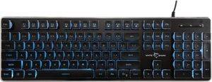 WHITE SHARK LED KEYBOARD GK-003141 TACHI US LAYOUT BLACK TACHI-B-US