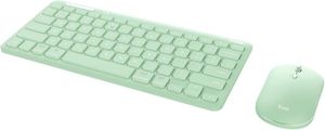 TRUST LYRA WL KEYBOARD & MOUSE GREEN US
