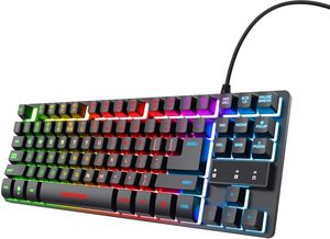 TRUST GXT833 THADO GAMING TENKEYLESS KEYBOARD BLACK US