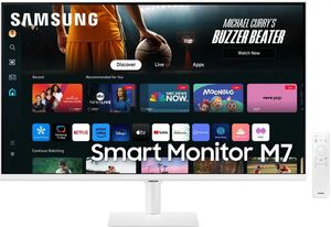  SAMSUNG LS32DM703UUXDU SMART 32'  4K SPEAKERS WHITE