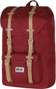 8848 TRAVEL BACKPACK 15,6' UNISEX WATERPROOF BURGUNDY 111-006-024