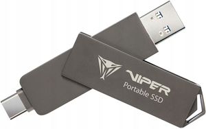 PATRIOT VIPER PVP30 512GB PORTABLE SSD USB 3.2 GEN2 TYPE-A & TYPE-C PVP30512G28UDG