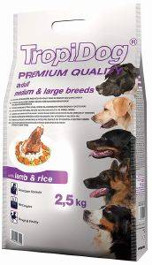 ����� ������ TROPIDOG PREMIUM ADULT SMALL BREEDS ���� & ���� 2.5KG