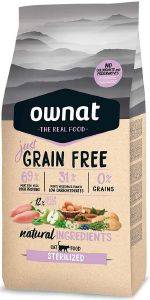����� ����� OWNAT GRAIN FREE STERILIZED 1KG