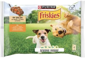  FRISKIES DOG ADULT  &    (4 X 85GR)