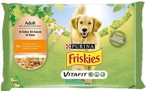   FRISKIES DOG ADULT  &    (4 X 100GR)