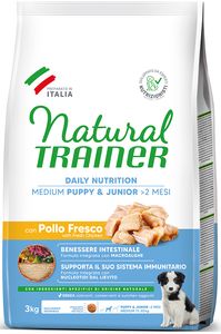 ����� ������ TRAINER NATURAL MEDIUM PUPPY & JUNIOR ��������� (3KG)