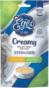 ΦΑΚΕΛΑΚΙ EGEO CREAMY STERILISED ΚΟΤΟΠΟΥΛΟ ΜΕ CATNIP (75GR)