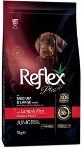 ΤΡΟΦΗ REFLEX PLUS PUPPY MEDIUM & LARGE ΑΡΝΙ (3KG)