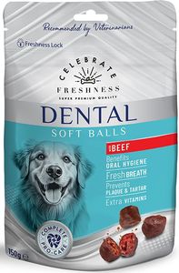  CELEBRATE FRESHNESS DENTAL SOFT BALLS  (150GR)