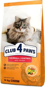 ����� ����� CLUB4PAWS HAIRBALL ��������� (14KG)